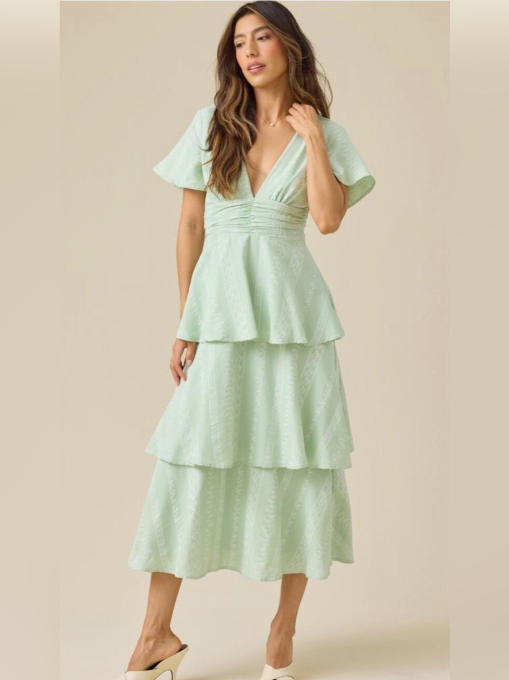 NWOT Altar'd State Annie Embroidered Maxi Dress